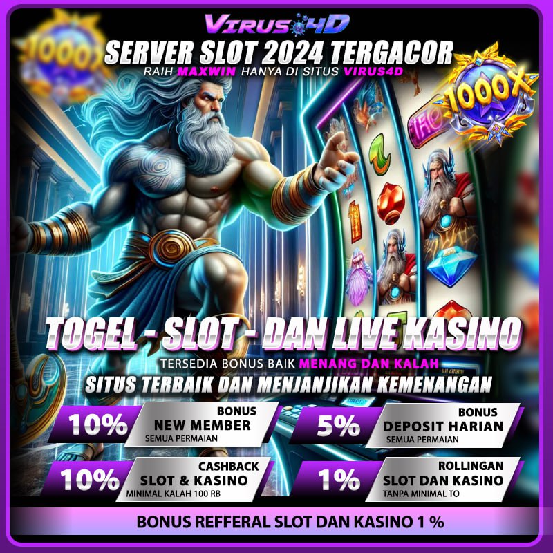 Permainan Slot, Togel,Kasino di Situs Virus4D Sangat Mantap